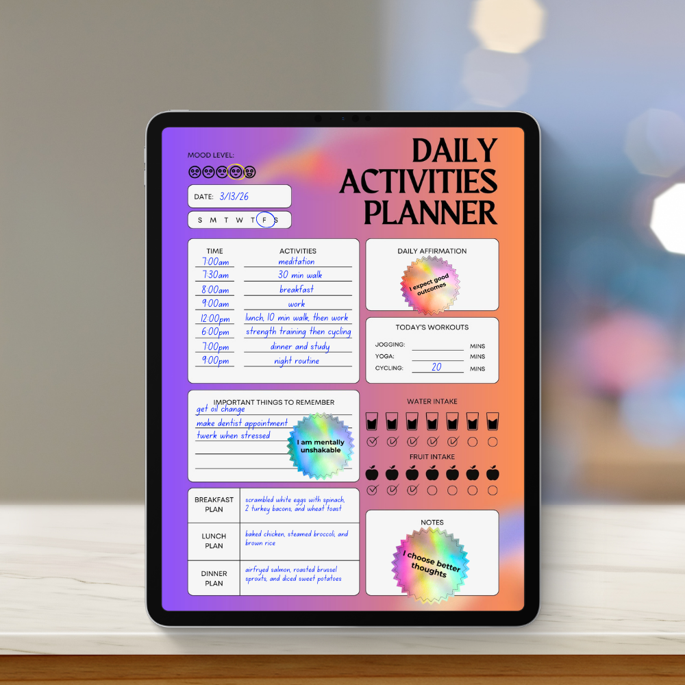 150 Positive Mindset Affirmation Digital Stickers Holographic Stickers Planner Journal PNGs GoodNotes, Notability, Samsung Notes, iPad